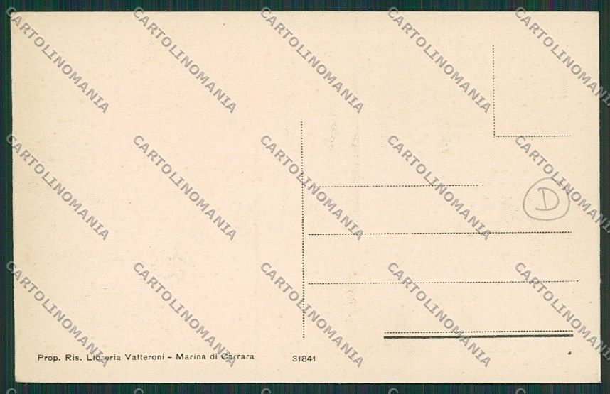 Massa Carrara Marina di cartolina QQ3083 – retro