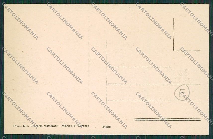 Massa Carrara Marina di cartolina QQ3097 – retro