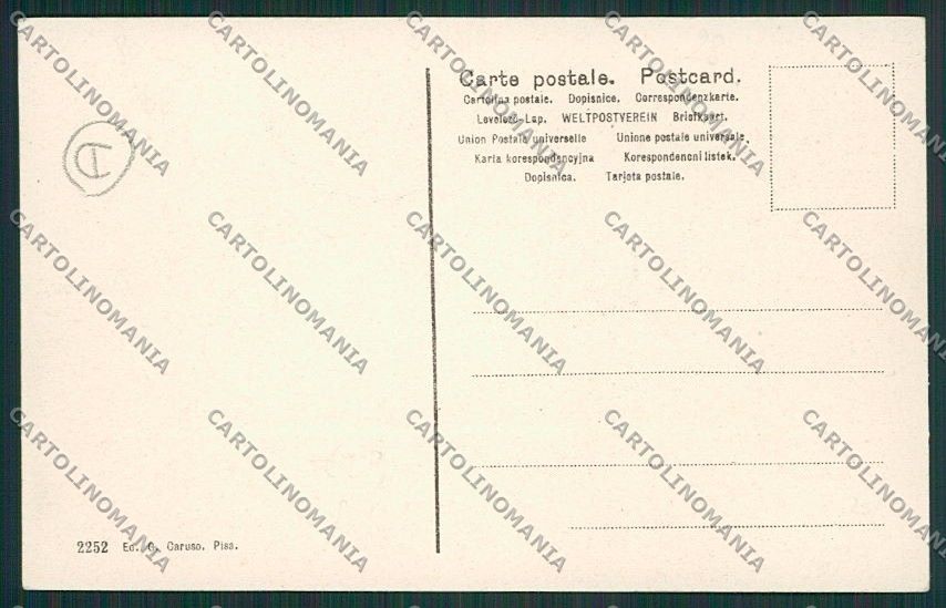 Pisa Città cartolina QQ3125 – retro