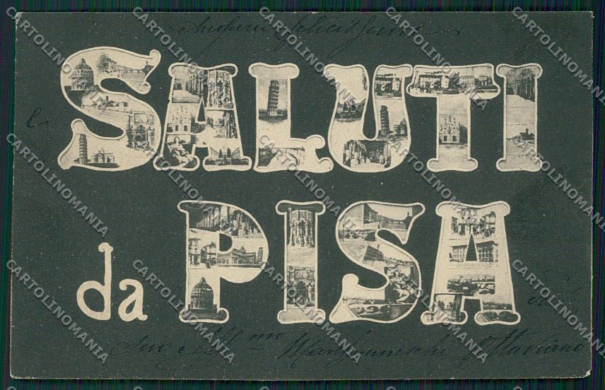 Pisa Città Saluti da cartolina QQ3127 – fronte