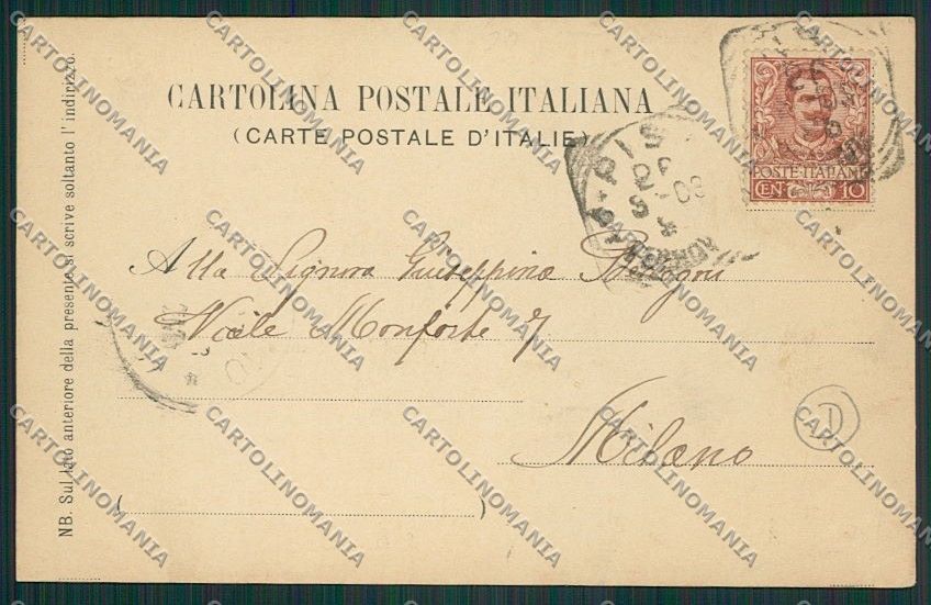 Pisa Città cartolina QQ3128 – retro