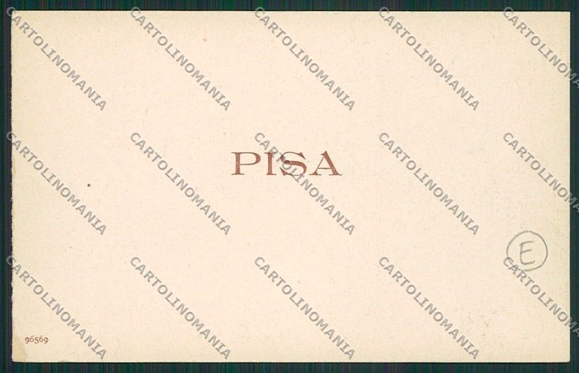 Pisa Città Pubblicitaria cartolina QQ3135 – retro