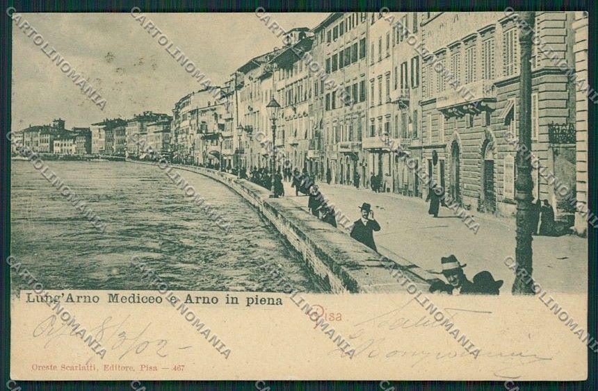 Pisa Città Alluvione cartolina QQ3151 – fronte