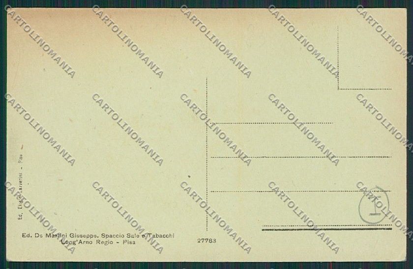 Pisa Città cartolina QQ3171 – retro