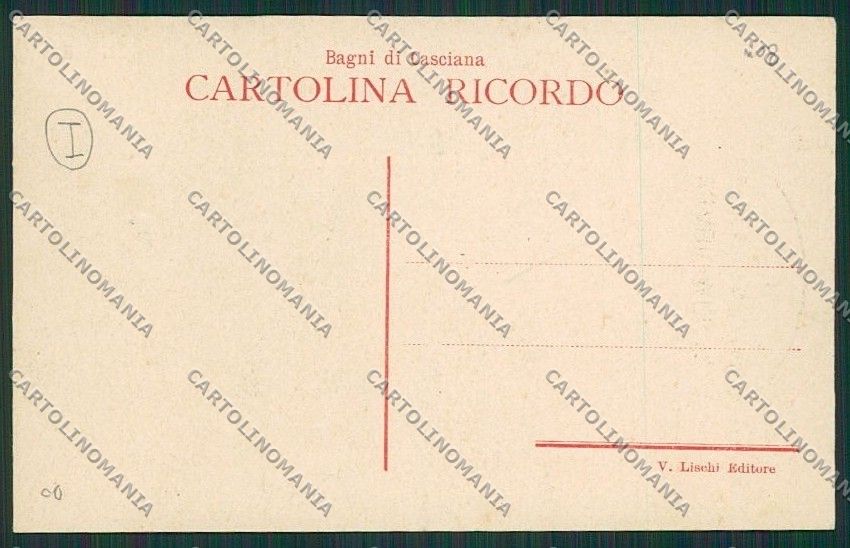 Pisa Casciana Terme cartolina QQ3233 – retro