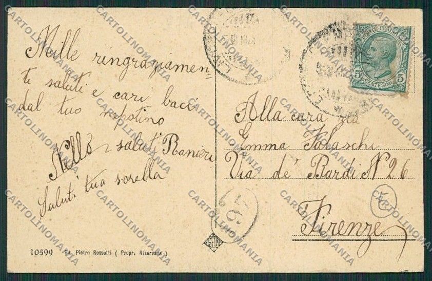 Pisa Montopoli Val d'Arno cartolina QQ3242 – retro