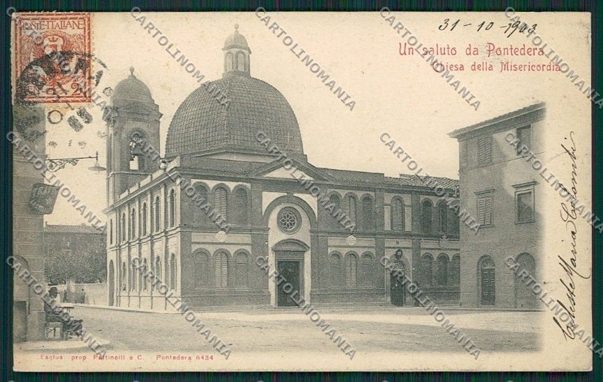 Pisa Pontedera cartolina QQ3251 – fronte