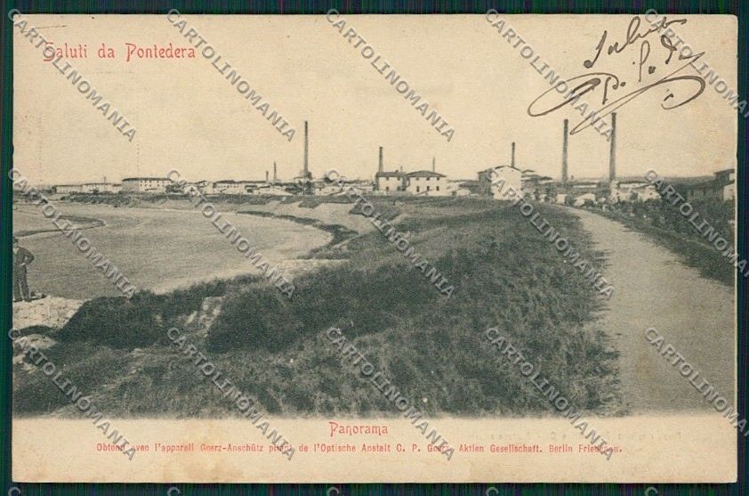 Pisa Pontedera cartolina QQ3253 – fronte