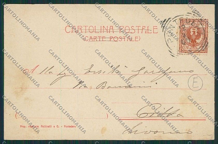 Pisa Pontedera cartolina QQ3253 – retro
