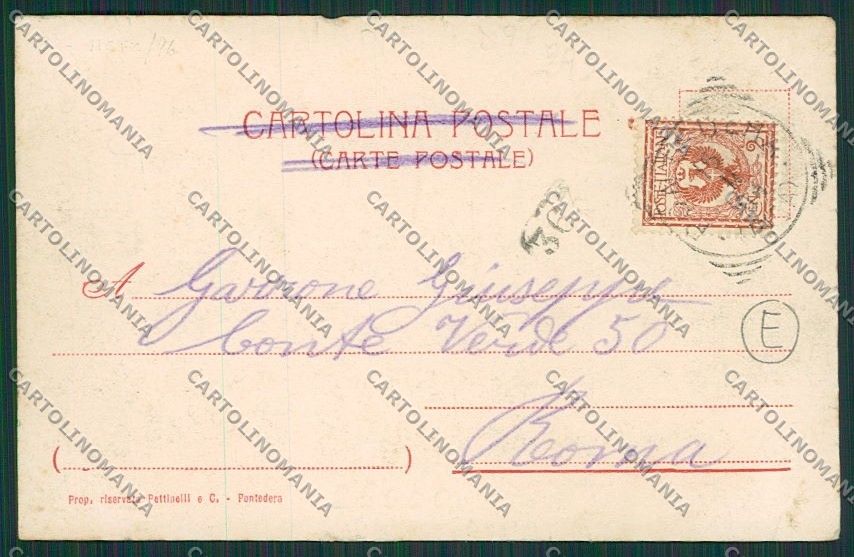 Pisa Pontedera cartolina QQ3254 – retro