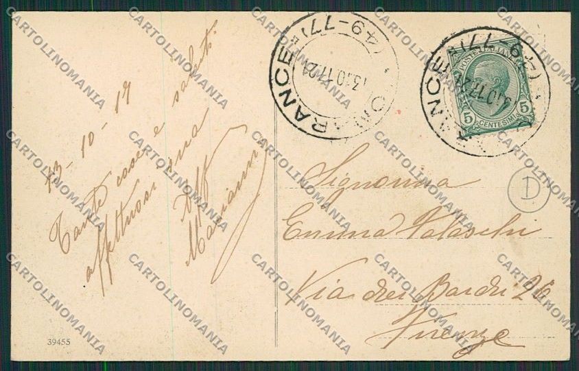 Pisa Pomarance cartolina QQ3263 – retro