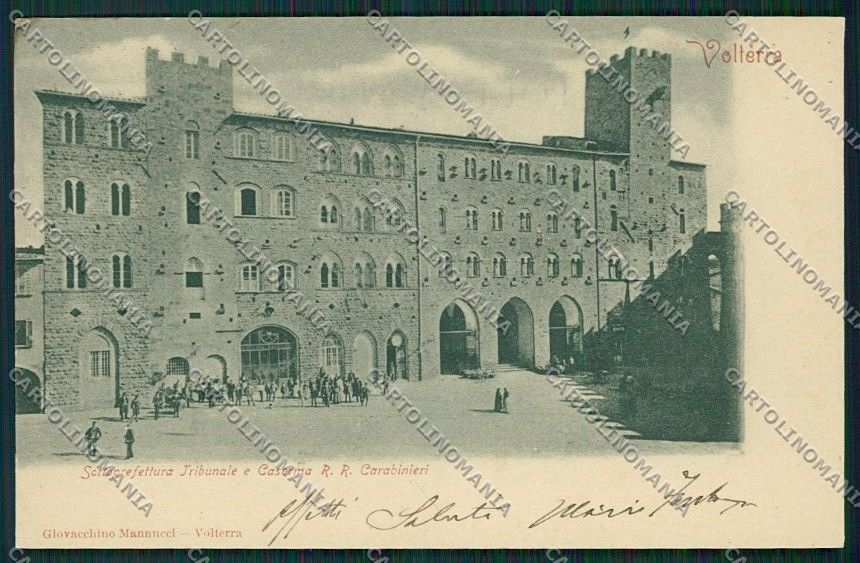 Pisa Volterra cartolina QQ3270 – fronte