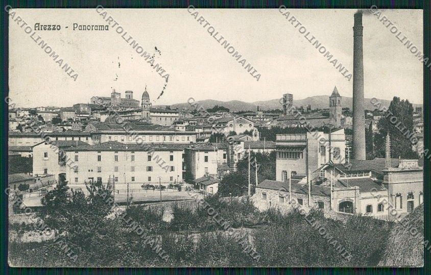 Arezzo Città PIEGA cartolina QQ3323 – fronte