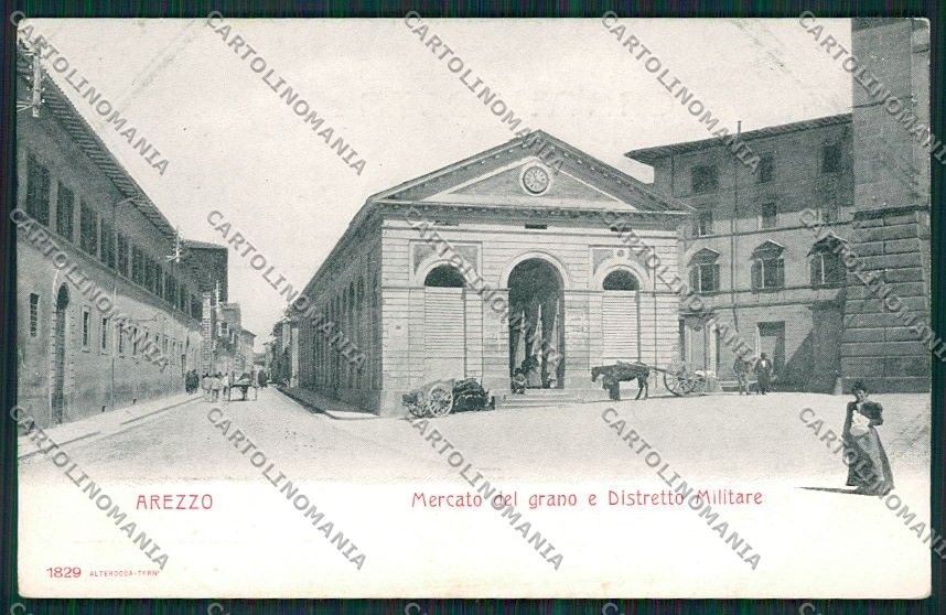 Arezzo Città Alterocca 1829 cartolina QQ3345 – fronte