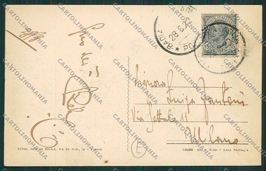 Arezzo Casentino Badia Prataglia STRAPPINO cartolina QQ3358 – retro