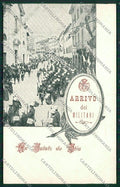 Arezzo Casentino Stia Militari Saluti da cartolina QQ3363 – fronte