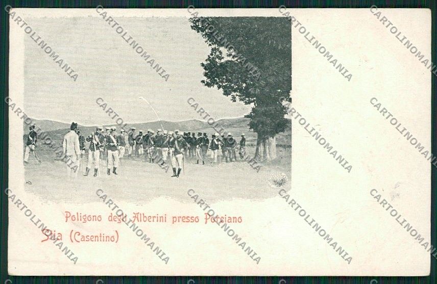 Arezzo Casentino Stia Militari Porciano cartolina QQ3367 – fronte
