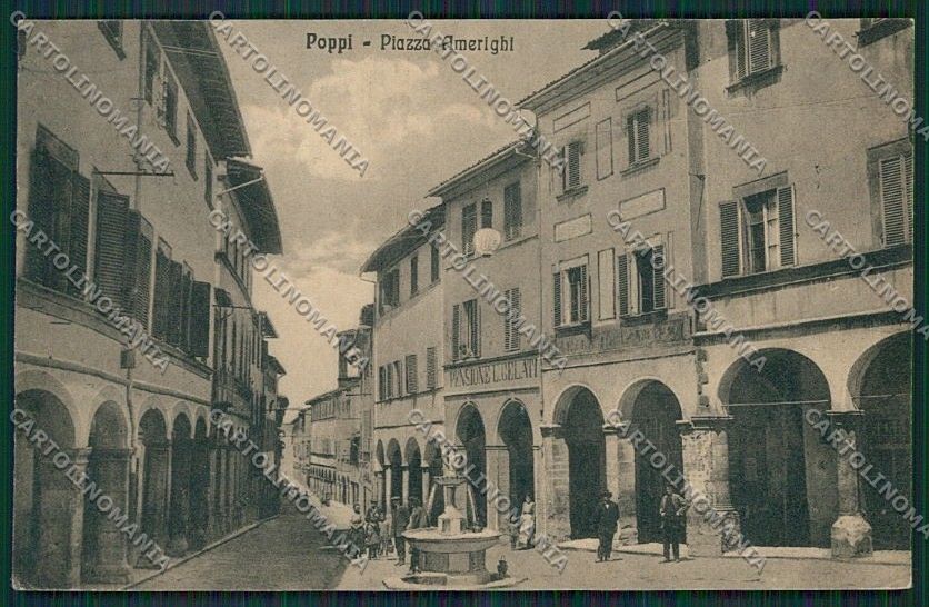 Arezzo Casentino Poppi cartolina QQ3370 – fronte