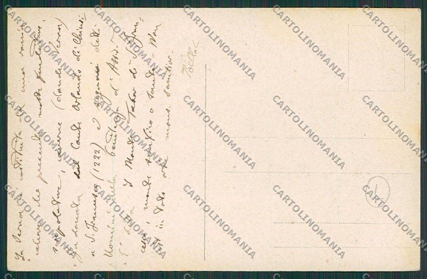 Arezzo Casentino Verna Alterocca 2574 cartolina QQ3372 – retro