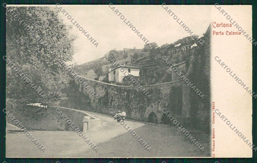 Arezzo Cortona cartolina QQ3381 – fronte