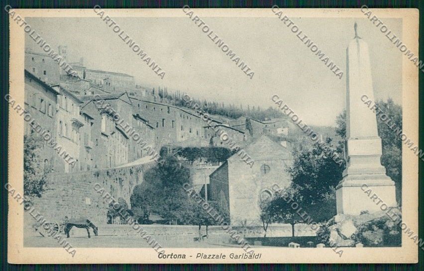 Arezzo Cortona cartolina QQ3384 – fronte