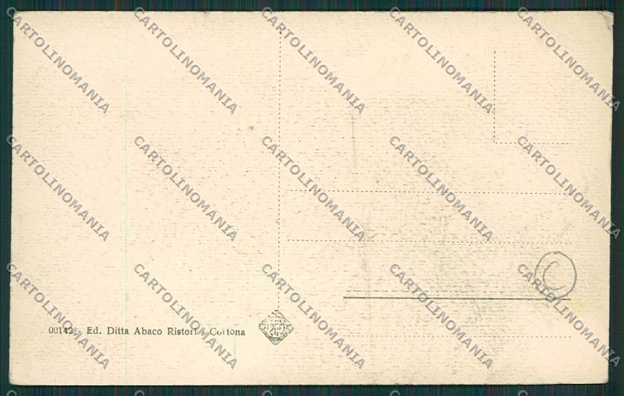 Arezzo Cortona cartolina QQ3385 – retro