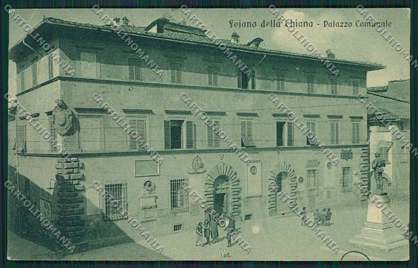 Arezzo Foiano della Chiana PIEGHINE cartolina QQ3390 – fronte