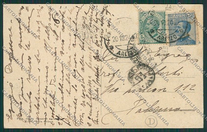 Arezzo Foiano della Chiana cartolina QQ3393 – retro