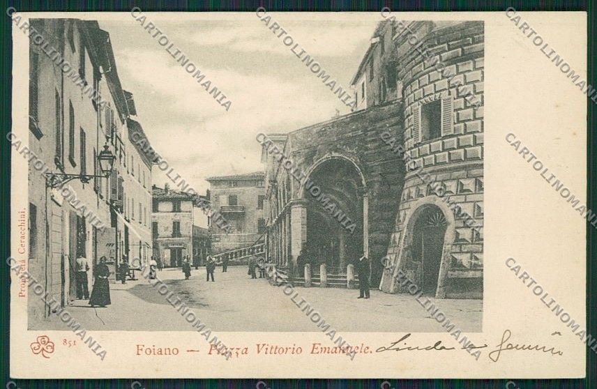 Arezzo Foiano della Chiana cartolina QQ3395 – fronte