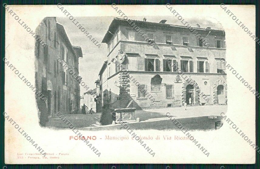 Arezzo Foiano della Chiana cartolina QQ3396 – fronte
