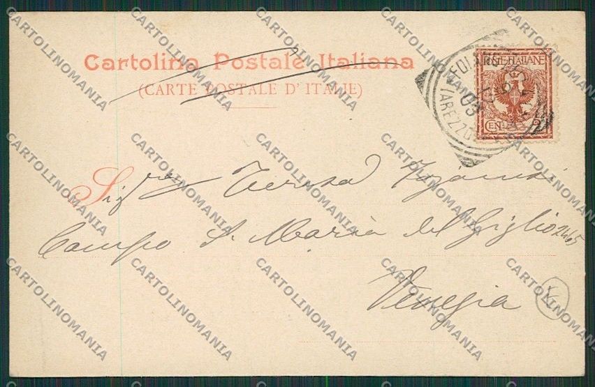 Arezzo Foiano della Chiana cartolina QQ3396 – retro