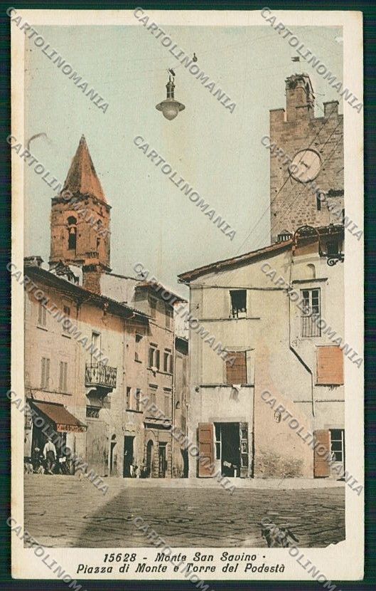 Arezzo Monte San Savino cartolina QQ3408 – fronte