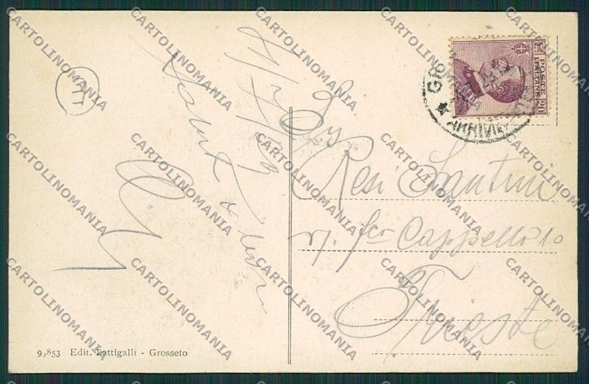 Grosseto Città cartolina QQ3430 – retro