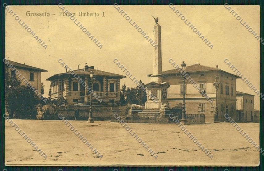 Grosseto Città PIEGA cartolina QQ3433 – fronte