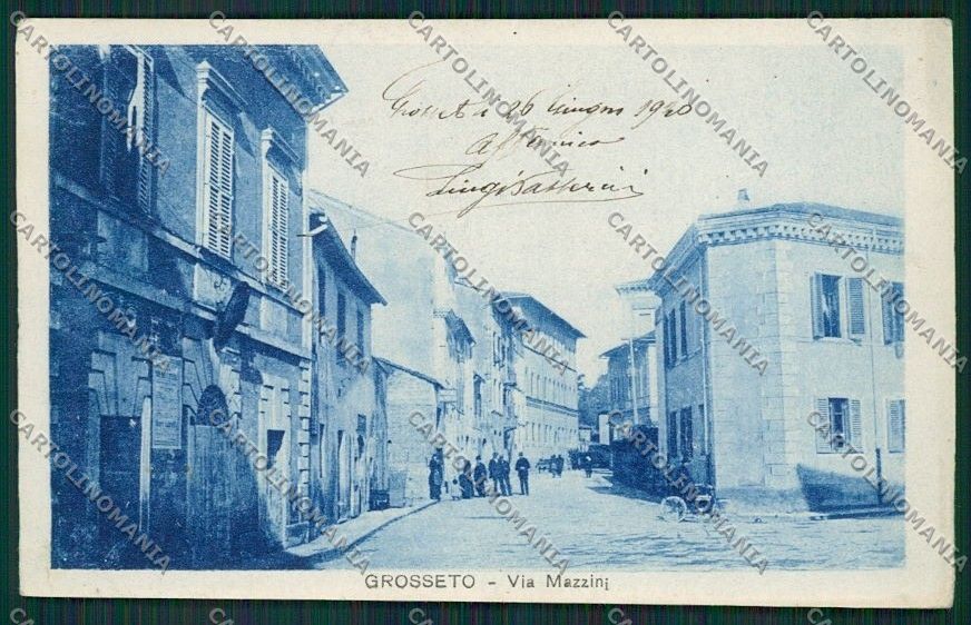 Grosseto Città PIEGA cartolina QQ3441 – fronte