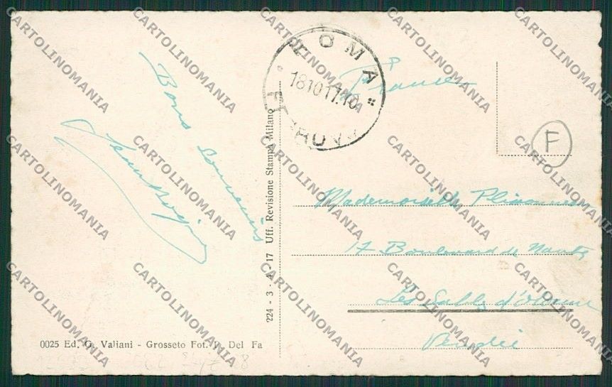 Grosseto Città cartolina QQ3442 – retro