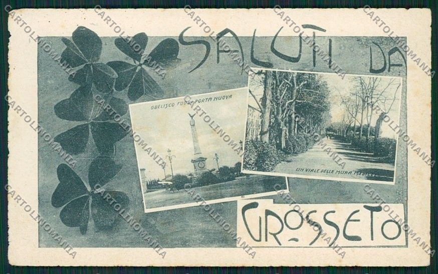 Grosseto Città Saluti da cartolina QQ3443 – fronte