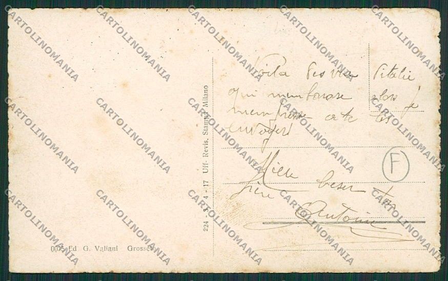 Grosseto Città Saluti da cartolina QQ3443 – retro