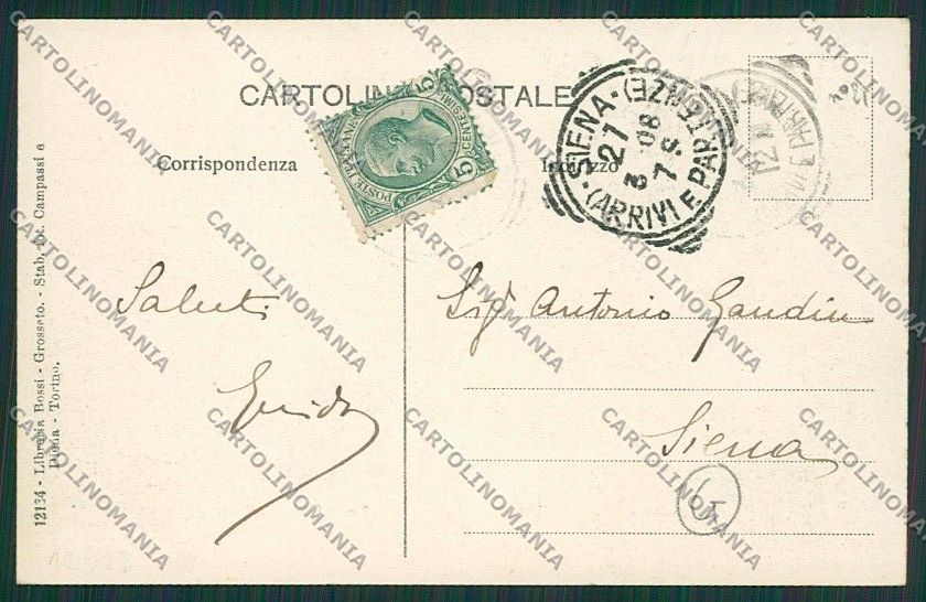 Grosseto Città Militari cartolina QQ3456 – retro