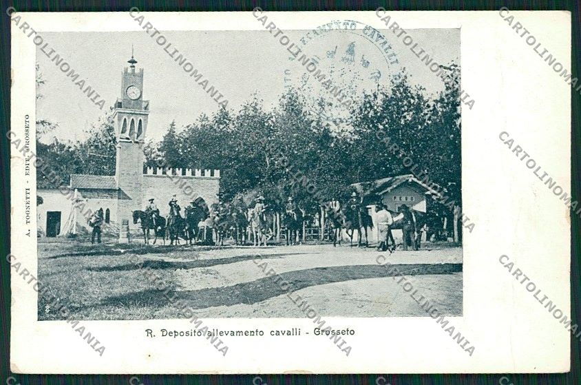 Grosseto Città Militari cartolina QQ3460 – fronte