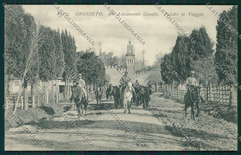 Grosseto Città Militari cartolina QQ3466 – fronte