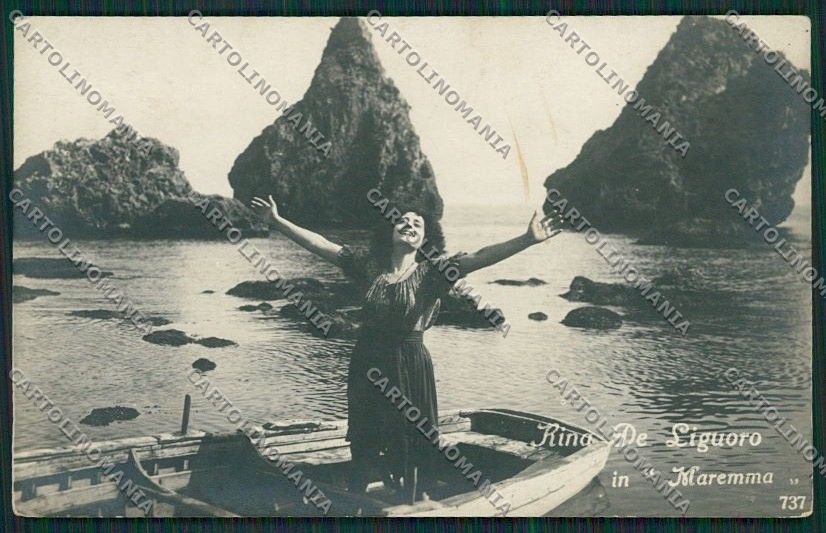 Grosseto Maremma Rina de Liguoro Foto cartolina QQ3487 – fronte
