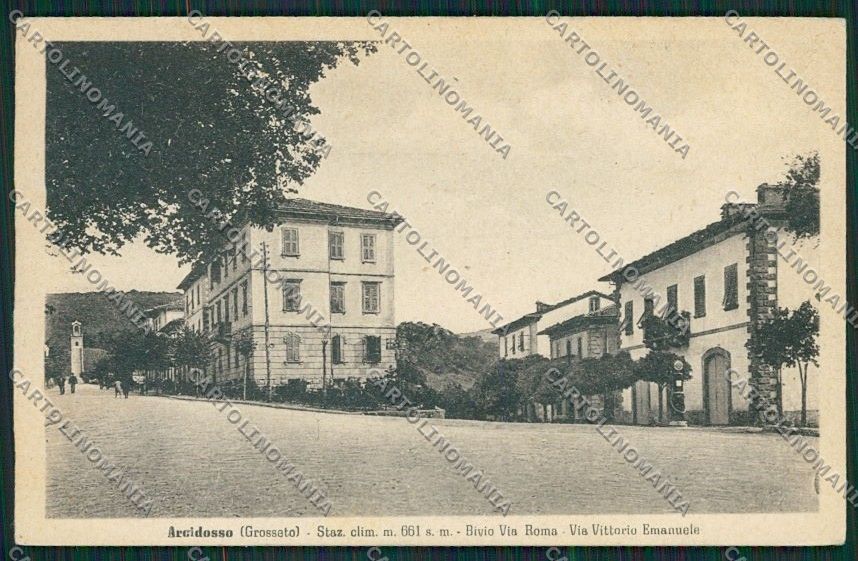 Grosseto Arcidosso cartolina QQ3491 – fronte