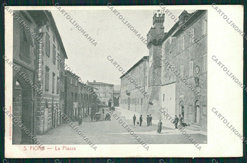 Grosseto Santa Fiora cartolina QQ3492 – fronte