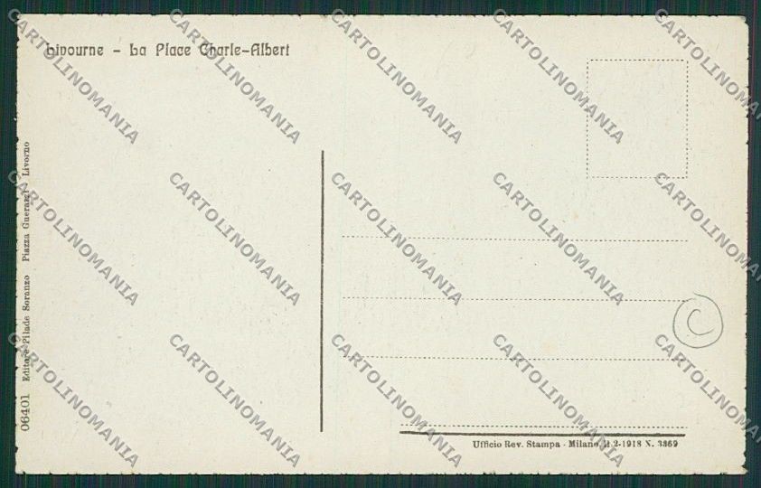 Livorno Città cartolina QQ3496 – retro