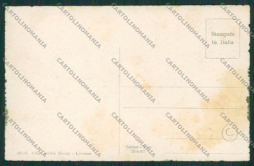 Livorno Città cartolina QQ3505 – retro