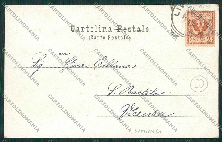 Livorno Città cartolina QQ3512 – retro