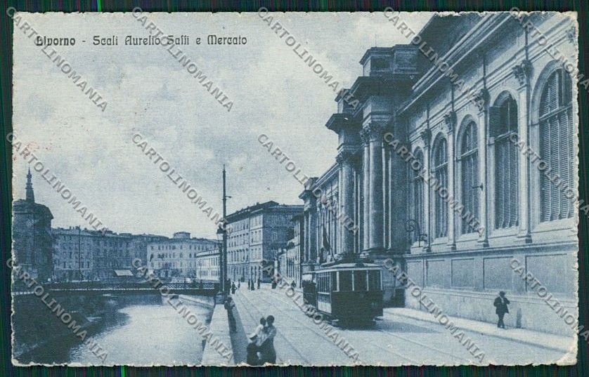 Livorno Città Tram cartolina QQ3513 – fronte