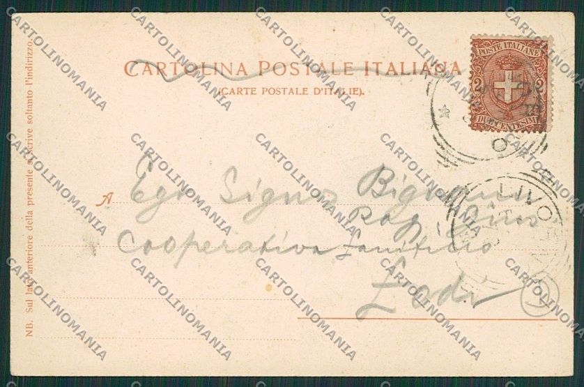 Livorno Città cartolina QQ3535 – retro