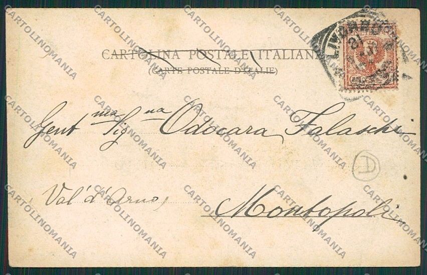 Livorno Città cartolina QQ3536 – retro